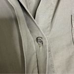 Bella Dahl Sleeveless Tencel Shirt Dress – Olive Green – Size Medium Photo 3