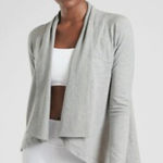 Athleta  Grey Nirvana Wear Two Ways Wrap Cardigan Photo 0