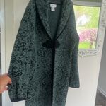 Soft Surroundings  chenille jacquard Sweater jacket coat duster size small Photo 14