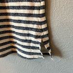 Free People striped short sleeve tshirt dress navy and beige terry cloth Photo 6