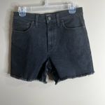 Madewell black denim jean short cut offs size 27 Photo 3