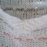 Aeropostale  S Orange Creme Open Knit Pullover Sweater Photo 6