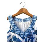 Tommy Bahama Mosaic Palm Linen Dress
Blue tropical print on white
100% Linen Photo 3