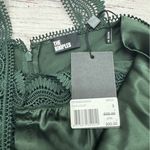 The Kooples Guipure Lace Trim Dress Emerald Green Silk Size 3 = US Large NEW Photo 8