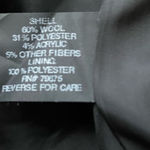 Michael Kors  NWT  Black Asymmetry Wool Blend Moto Trench Coat – Size 12  Photo 4