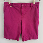 Ralph Lauren Lauren Women’s Bermuda Shorts Magenta Pink Size 12, 10” Inseam Photo 0