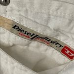 Diesel  White Floral Embroidered Flare Jeans Photo 5