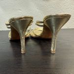 ALDO metallic gold heeled strappy sandals size 37 Photo 4