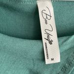 Bee Uniq 🆕Dusty Green Ruffle-Accent Cold Shoulder Maxi M🆕 Photo 8