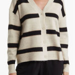Splendid  striped v-neck sweater Photo 0