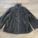 American Vintage Vintage Women’s Four Button Fur Coat Bell Sleeve Size 46” Chest M/L Photo 0