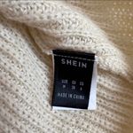 SheIn Cream V-Neck Sleeveless Acrylic Vest Sweater Size Medium Photo 2