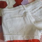 Mother Jeans The Rascal Slit Flip Short In Glass Slipper Mid Rise 2.5" Inseam White Size 29 Photo 10