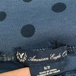 American Eagle Women's S|P Navy Black Polka Dot Pull On Stretch Mini Skirt Y2K Photo 6