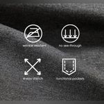 NWT Willit Yoga Dress Pants Straight Leg Stretchy Office Casual Yoga Work Slacks Gray Size undefined Photo 6