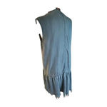 Driftwood  Shaye Blue 100% Tencel Denim Shift Dress Size Medium Photo 2