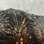 Flying Tomato Flying Tomato Black Ruffled Wrap Dress size medium Photo 7