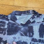 DAZY Figure & Letter Graphic Drop Shoulder Mesh Dress Black Grey White Sz M Size M Photo 9