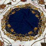 Ropes & Chains Silk Square Scarf 34x34 Red Photo 4