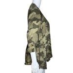 Knox Rose  Jacket Women Small Open Front Waterfall‎ Hem Camouflage Camo Utility Photo 1