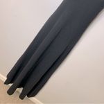 Ralph Lauren Lauren  Black Fur Collar Evening Dress Size Large Photo 10