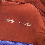 Old Navy  Maroon Red High Waisted PowerSoft 7/8 Pocket Leggings Women's Size XL Photo 4