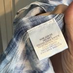 Fred David Blue Tie-Dye Gauzy Women's Top Blouse 2X Plus Size  3/4 Sleeves Photo 4