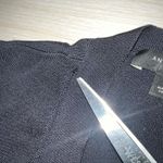 Ann Taylor  Navy Blue Petite S Stretchy Cardigan LS Travel Minimalist Capsule Photo 6