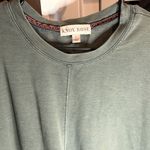 Knox Rose  Dark Green Long Sleeve twist bottom top size large boho hippy Photo 2