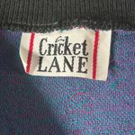 Cricket Lane Black Floral Print V Neck Sweatshirt Top Women's Size XL Photo 2