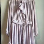 Entro Knee-Length Mock Neck Lavender Dress - Large - NWT Photo 6