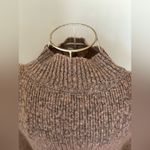 Steve Madden brown knit fringe trim poncho wrap with pockets one size Photo 8