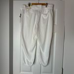 Adidas NWT Aeroready Tapered Bottom White Sports Pants, L Photo 2
