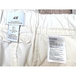 H&M Relaxed Fit Cream Tapered Chino Slacks Pants LARGE Normcore Casual Photo 9