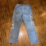 White House | Black Market 25 embroidered straight crop jeans Photo 3