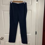 J. Jill Essential Cotton Stretch Pants Women's Size 6 Slacks Professional Navy Blue Photo 1