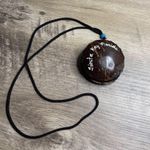 Handmade Siesta Key Florida Coconut Shell Changepurse Lanyard Photo 1