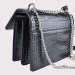 Peta + Jain Princess Polly Black Croc Handbag Photo 2