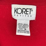 Koret vintage VTG wool sweater vest embroidered ball monkey fist closures coat M Red Size M Photo 4