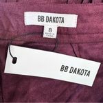 BB Dakota Burgundy Fringed Faux Suede Mini Skirt by Western Boho Coastal Cowgirl Photo 2
