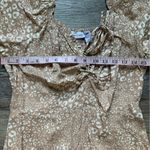 Sincerely Jules  Taupe & Tan Printed Midi Dress XL Photo 2