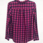 st. john's bay Long Sleeve Button Down Plaid Women's Shirt Siz Photo 4