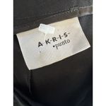 Akris Punto Black Wool Semi Sheer Straight Leg Pleated Pants Women’s Size 10 Photo 4