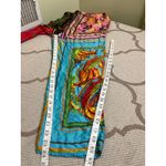 Farm Rio  Mixed Scarves pants in a multi-color print, size large Photo 8