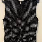 Karl Lagerfeld  Paris Black Sleeveless V-Neck polka dot jumpsuit Photo 4
