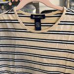 Denim & Co . short-sleeve striped button-front shirt  Photo 1