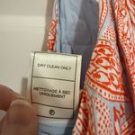 Cupcakes & Cashmere Orange and White Paisley Romper Size Small Photo 7