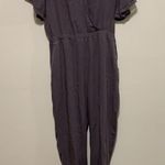 Anthropologie| Cloth & Stone made with love pen romper jumpsuit size small woman Purple Photo 3