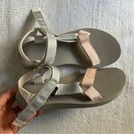 Teva  Glittery White and Pink Sandals Photo 1