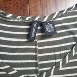 No Comment Green and white tshirt dress longer on sides size small, very soft vneck Photo 3